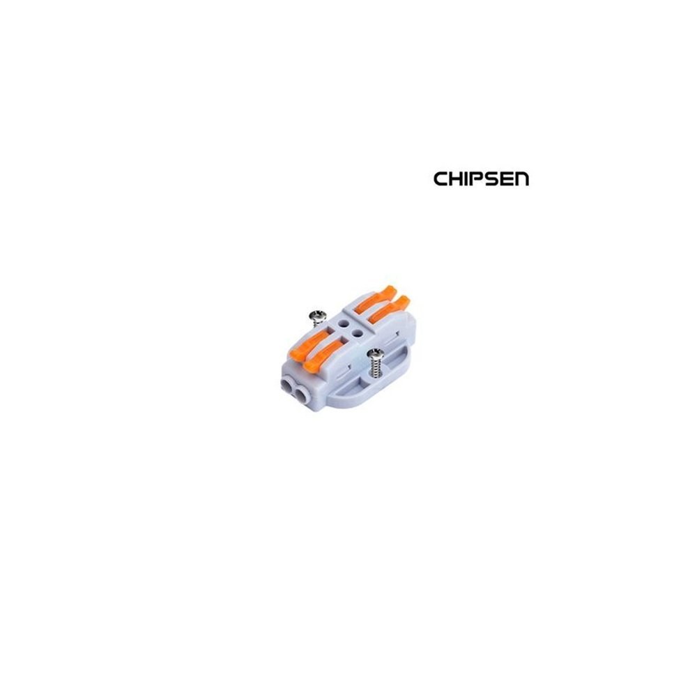 Chipsen PCT-2-2H 나사 고정형 레버 커넥터 2가닥 1:1 연결 (ML0554)