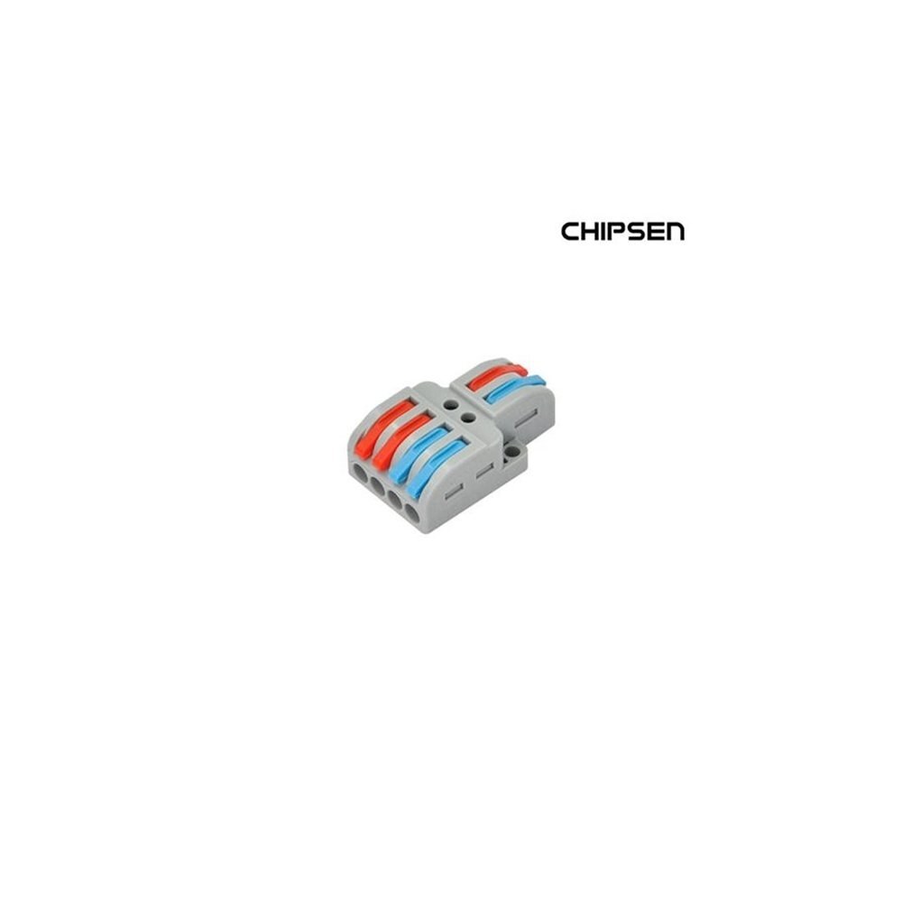 Chipsen PCT-2-4 꽂음형 전선 연결 커넥터 1:2 분기 확장 (ML0555)