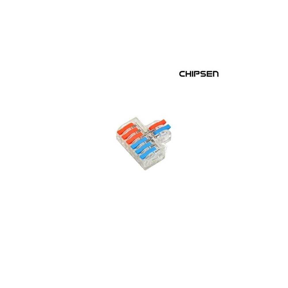 Chipsen PCT-2-6Q 소형 투명 레버 분기 확장 커넥터 2:6 확장 (ML0574)