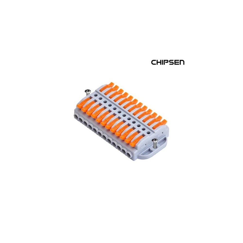Chipsen PCT-12-12H 나사 고정형 레버 커넥터 12가닥 1:1 연결 (ML0580)