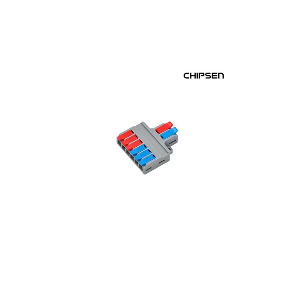 Chipsen PCT-2-6W 와이드형 레버 분기 확장 커넥터 2:6 확장 (ML0589)