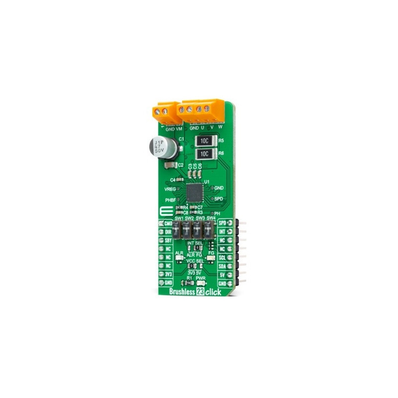 3상 BLDC 모터 드라이버-TC78B011FTG BRUSHLESS 23 CLICK (ML0637)