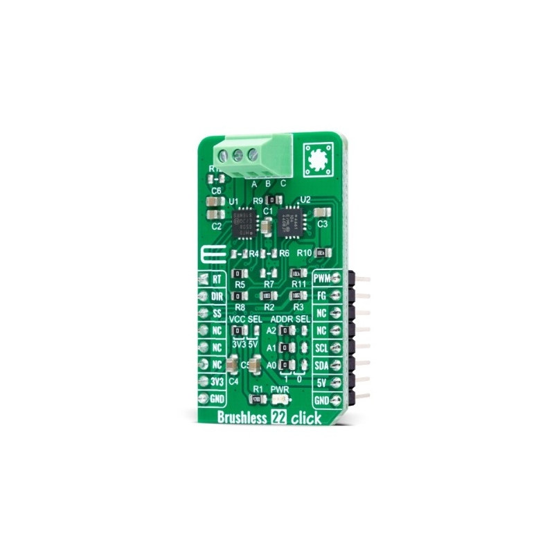 3상 BLDC 모터 드라이버-MTD6508 BRUSHLESS 22 CLICK (ML0638)