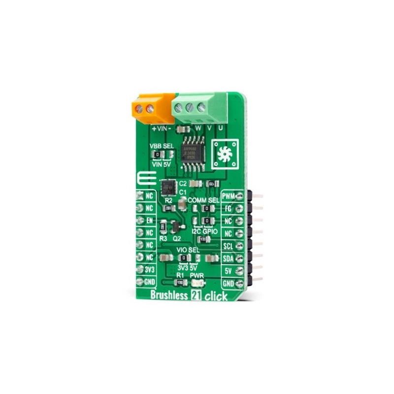 3상 BLDC 모터 드라이버 모듈-AMT49400 BRUSHLESS 21 CLICK (ML0639)