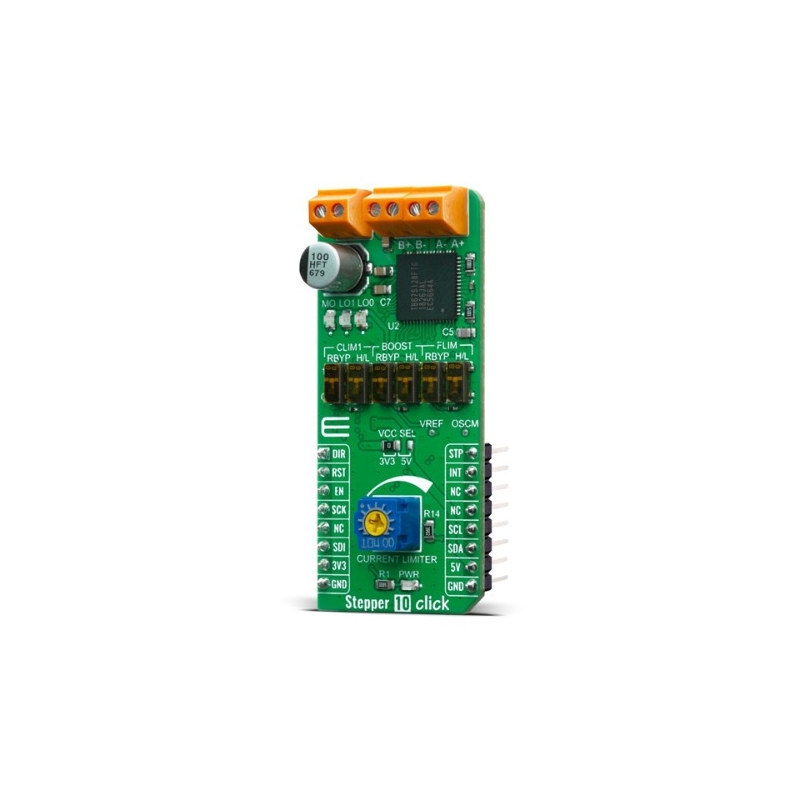 2상 바이폴라 스텝 모터 드라이버 TB67S128FTG STEPPER 10 CLICK (ML0642)