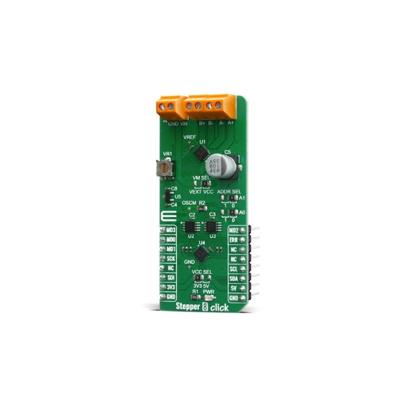 바이폴라 스텝 모터 드라이버-TC78H670FTG STEPPER 8 CLICK (ML0643)