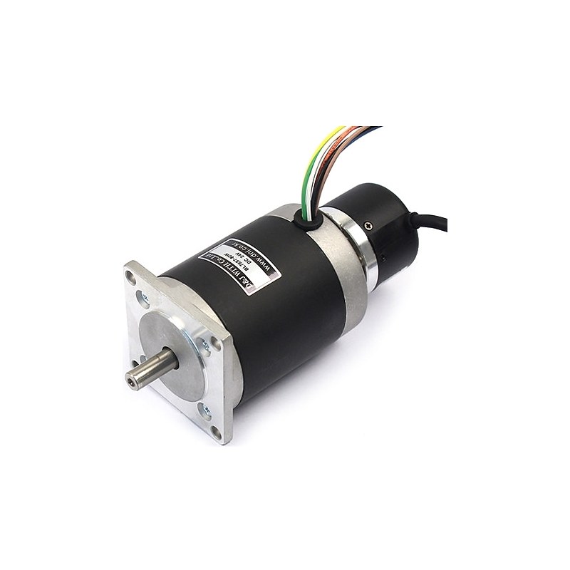 DNJ 엔코더 장착형 BLDC 감속 모터 BL7657 엔코더 장착형 감속 기어 모터 + Encoder 주문제작 80W (ML0912)