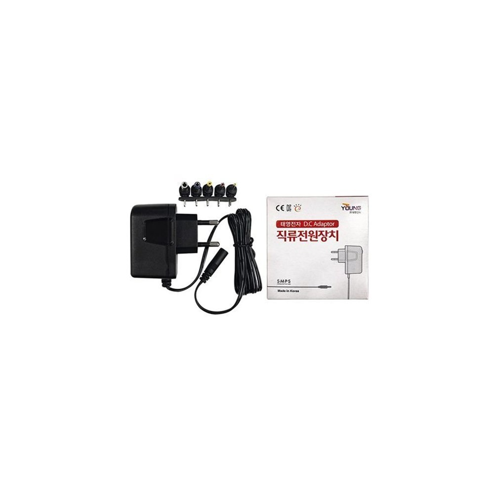 태영전자 TY 9V 300mAh 벽걸이형 어댑터 9V 0.3A (ML1083)