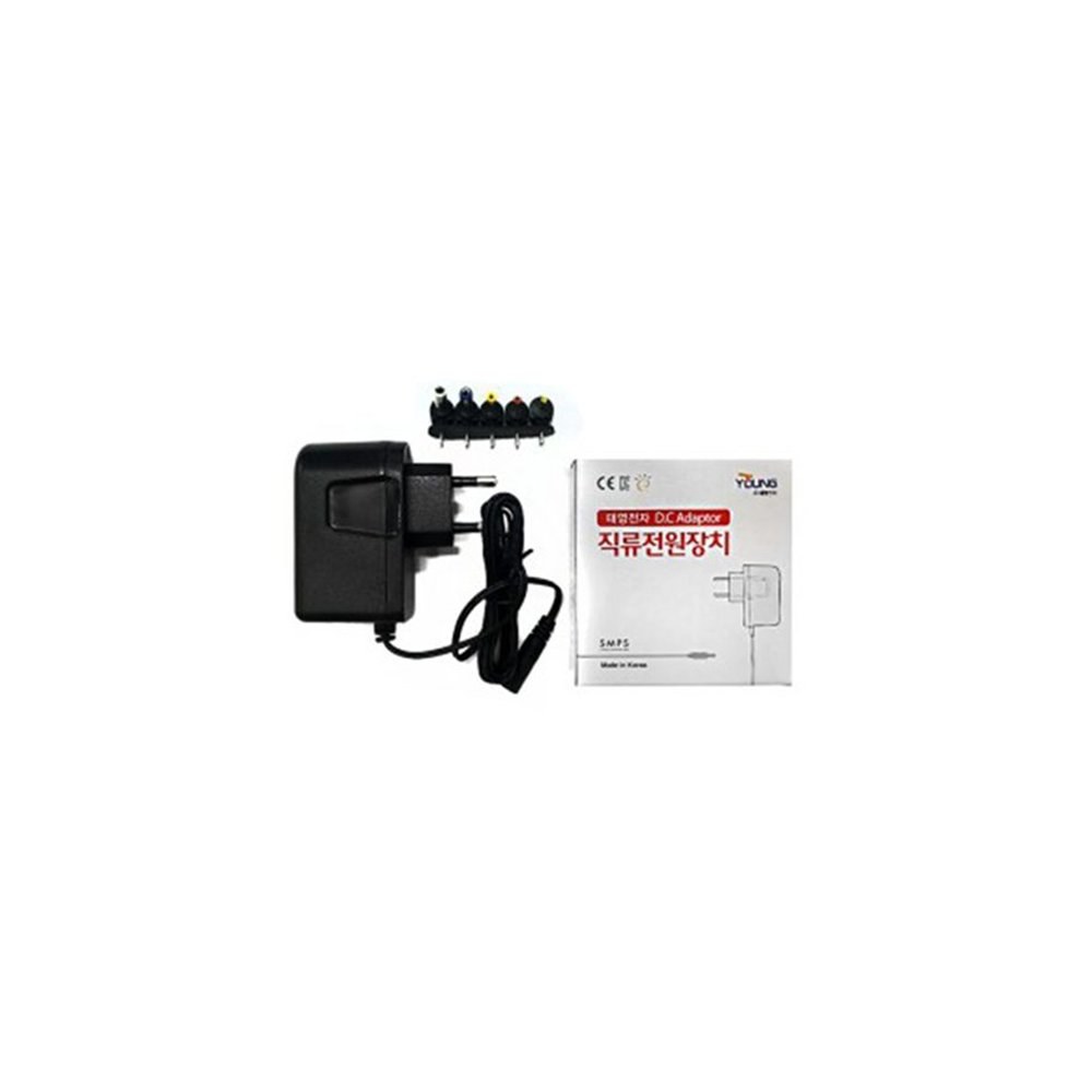 태영전자 TY 12V 500mAh 벽걸이형 어댑터 12V 0.5A (ML1089)