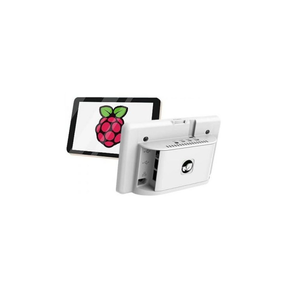 정품 라즈베리 파이 4 7인치 LCD 터치 스크린 디스플레이 화이트 케이스 포함 (ML1168)