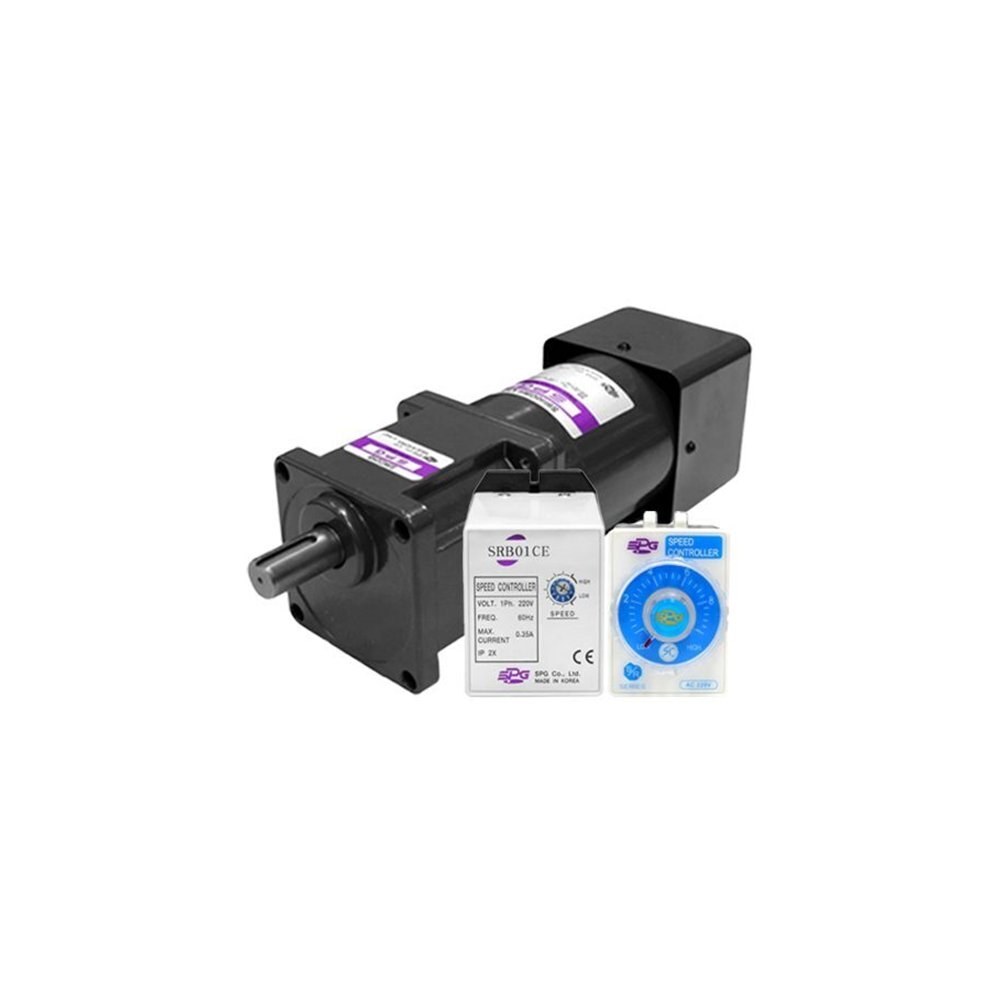 SPG 모터 90W 90mm S9I90GㅁH-S12ㅁ AC 모터 속도 제어 소켓 타입 스피드 컨트롤 모터 90각 + 추가 상품 컨트롤러 (ML1940)