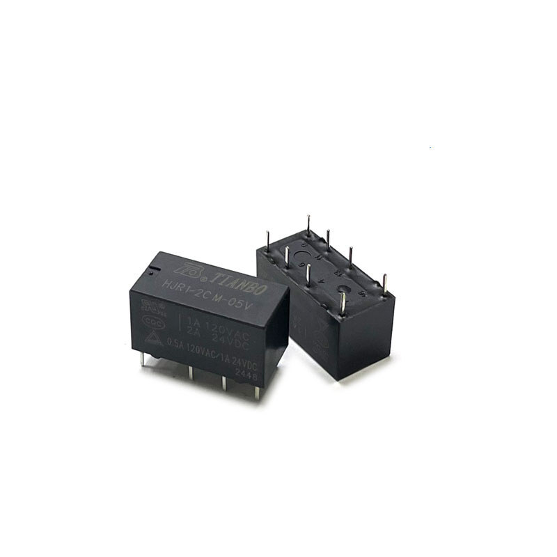 TIANBO 8핀 2c 릴레이 HJR1-2C-M 150mW PCB Type 5VDC (HQ00002)