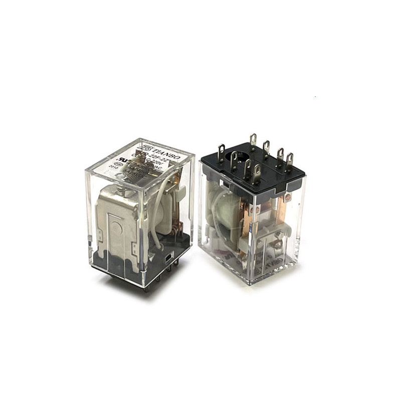 TIANBO 8핀 2c 파워 릴레이 HJQ-22F-2Z-220VAC SOCKET 타입 (HQ00016)