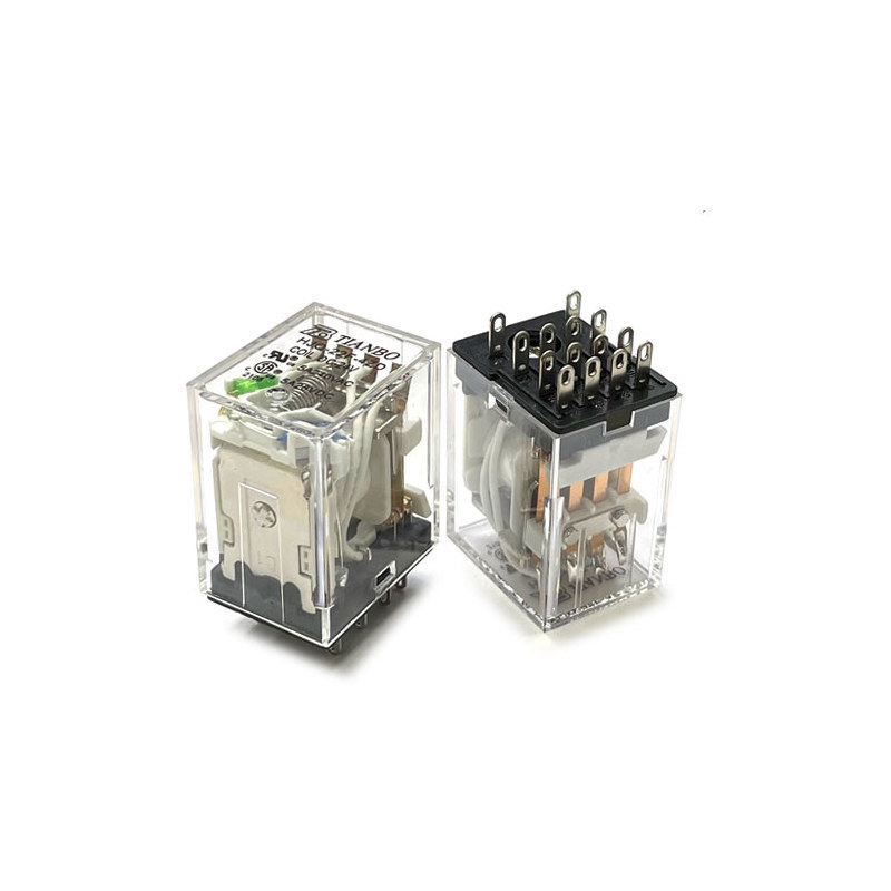 TIANBO 14핀 4c 파워 릴레이 HJQ-22F-4Z-D-24VDC LED SOCKET 타입 (HQ00017)
