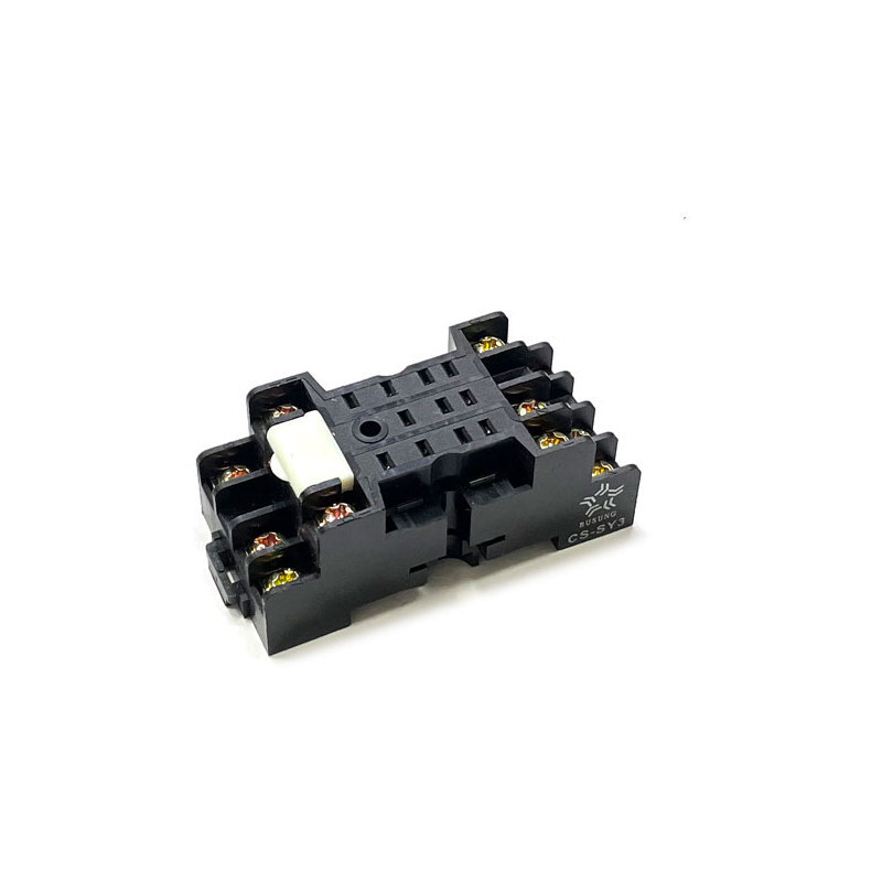 TIANBO 릴레이 소켓 RELAY SOCKET MY-Channel Type CS-SY3 11핀 고리미포함 (HQ00026)
