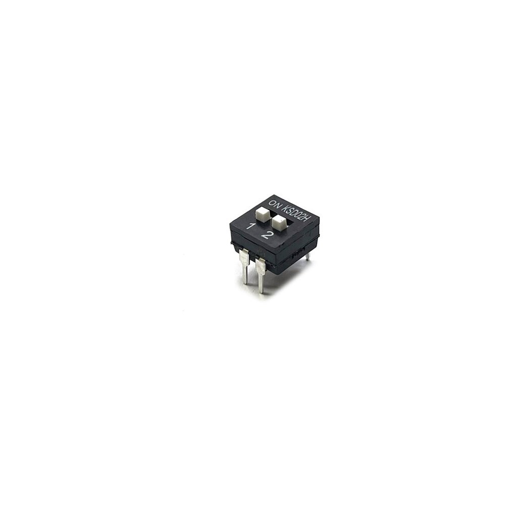 02H 슬라이드형 DIP 스위치 SLIDE DIP SWITCH KSD02H 2극 (HQ00028)