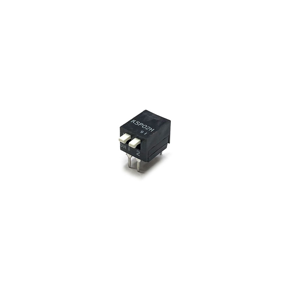 02H 피아노 타입 DIP 스위치 Piano DIP SWITCH KSP02H 2극 (HQ00036)