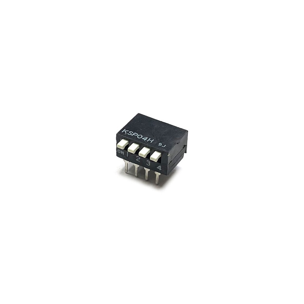 04H 피아노 타입 DIP 스위치 Piano DIP SWITCH KSP04H 4극 (HQ00037)