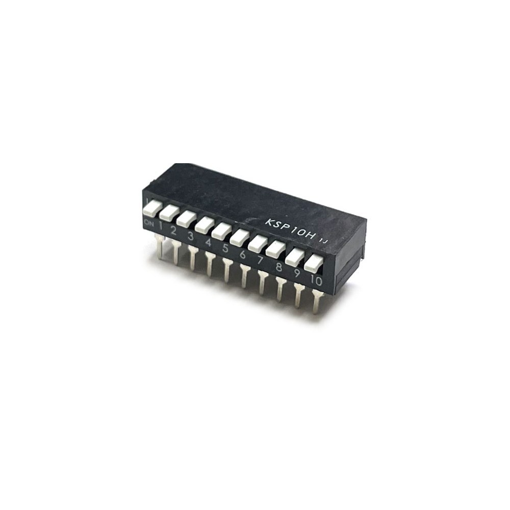 10H 피아노 타입 DIP 스위치 Piano DIP SWITCH KSP10H 10극 (HQ00039)