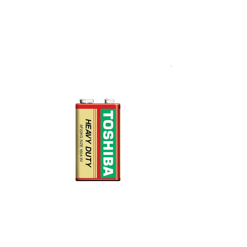 도시바 망간 건전지 9V-1개입 사각형 배터리 6F22KG BP-1C (HQ00084)