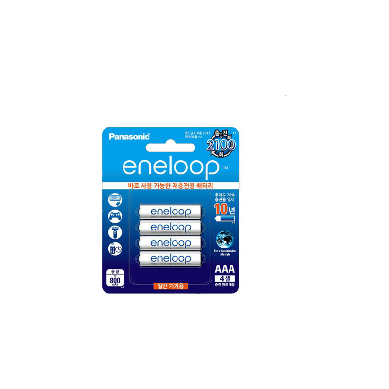 Panasonic 충전지 Eneloop 에네루프 800mAh/AAA형/4개입 (HQ00119)