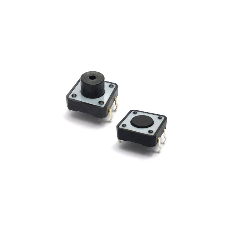 TACT 스위치 기판용 4P 12mm x12mm - 10개 묶음 판매 TS3-1 4.3mm (HQ00160)