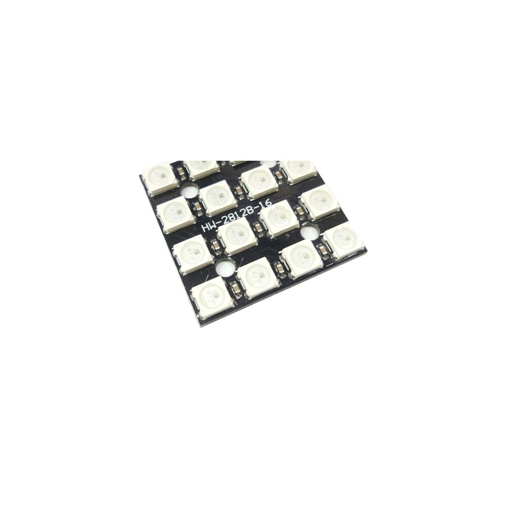 5V WS2812B 네오픽셀 4x4 5050RGB LED 모듈 (HQ00335)