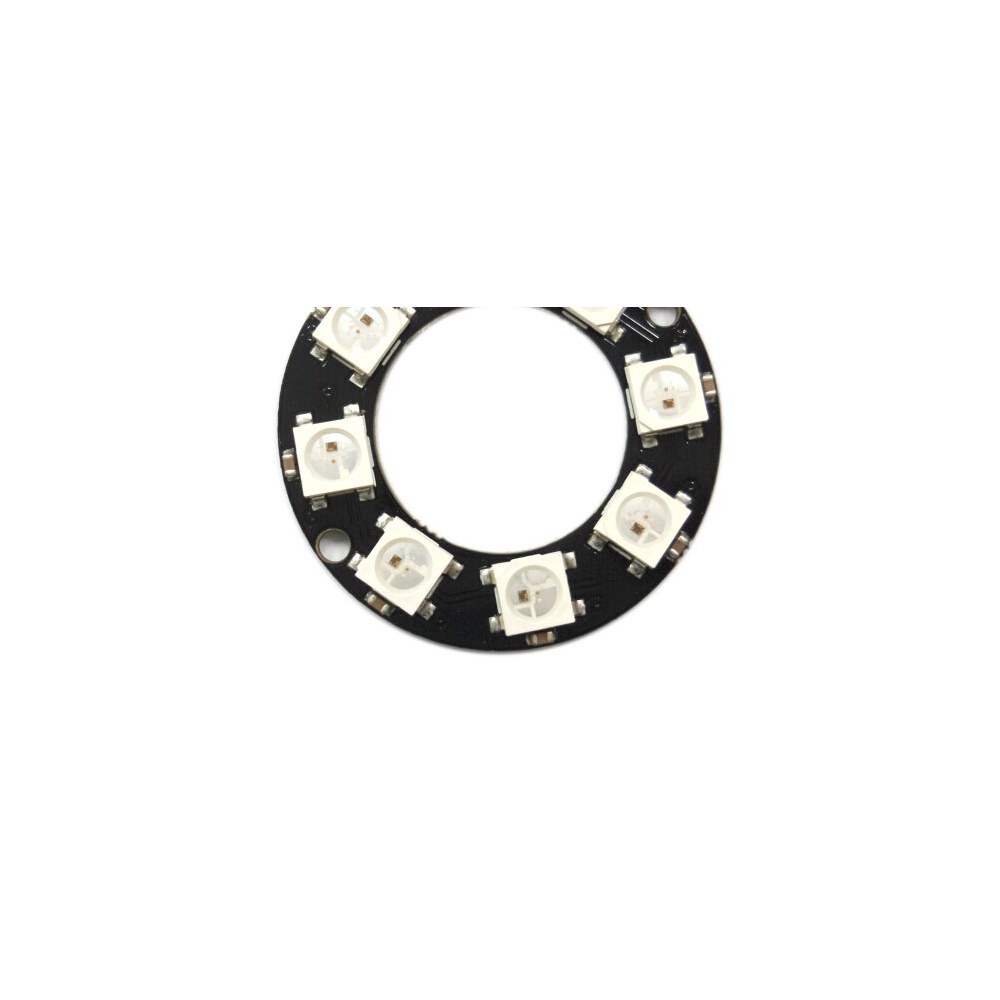 5V WS2812B 네오픽셀 8개 5050RGB LED 모듈 (HQ00347)