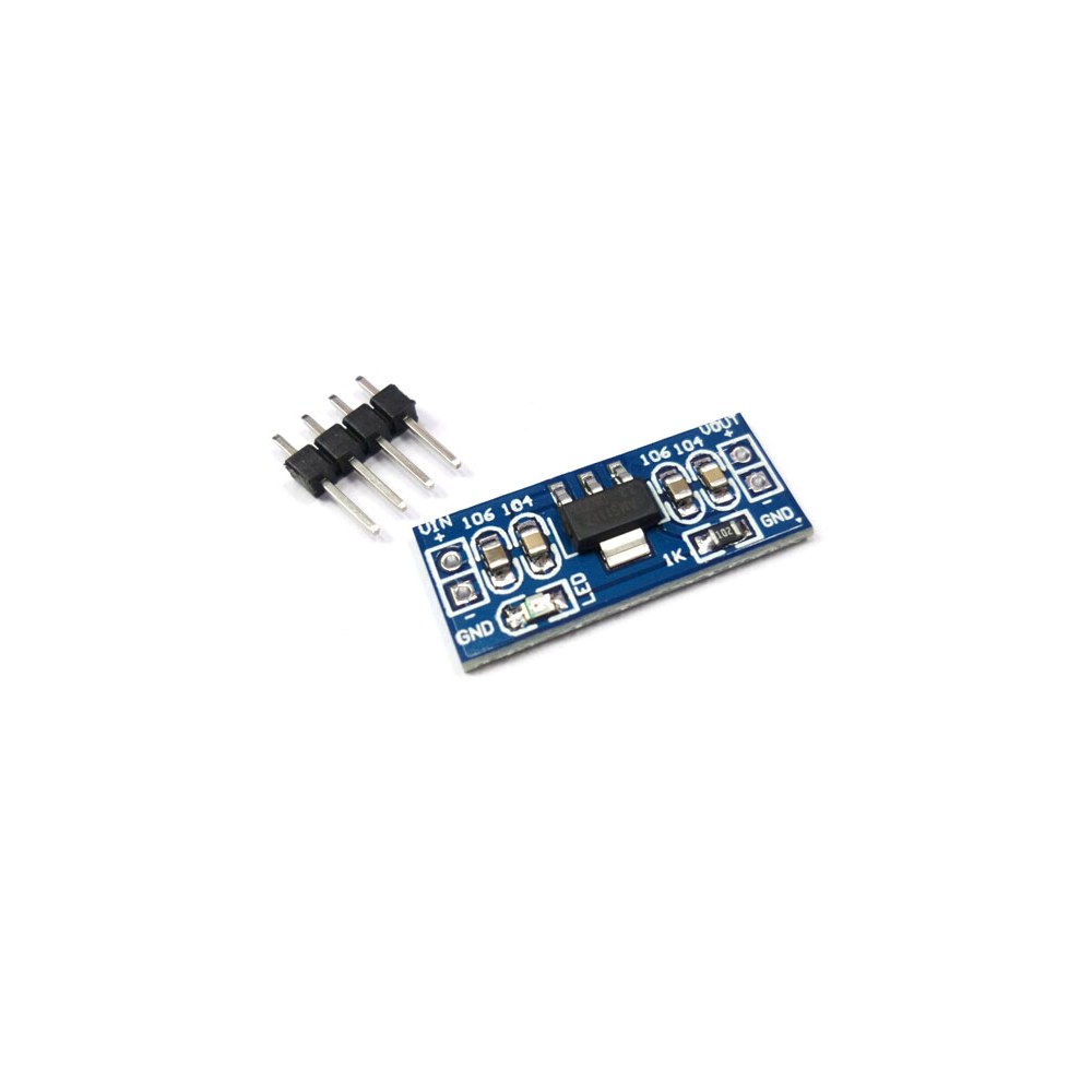AMS1117-3.3V DC-DC 스텝다운 컨버터 모듈 입력 4.5~7V 출력 3.3V 최대 800mA 미납땜형 (HQ00403)