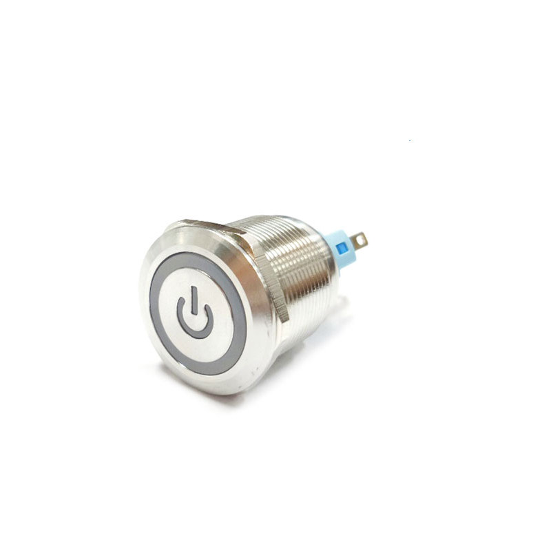 22mm LED 푸시 버튼 스위치 MP022S/F11-24V/EDY 적색 PUSH 복귀 (HQ00514)