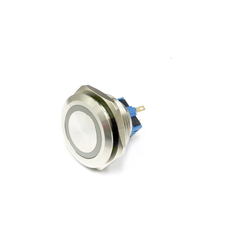 30mm LED 푸시 버튼 스위치 GQ30-11E/24V 적색 PUSH 복귀형 (HQ00516)