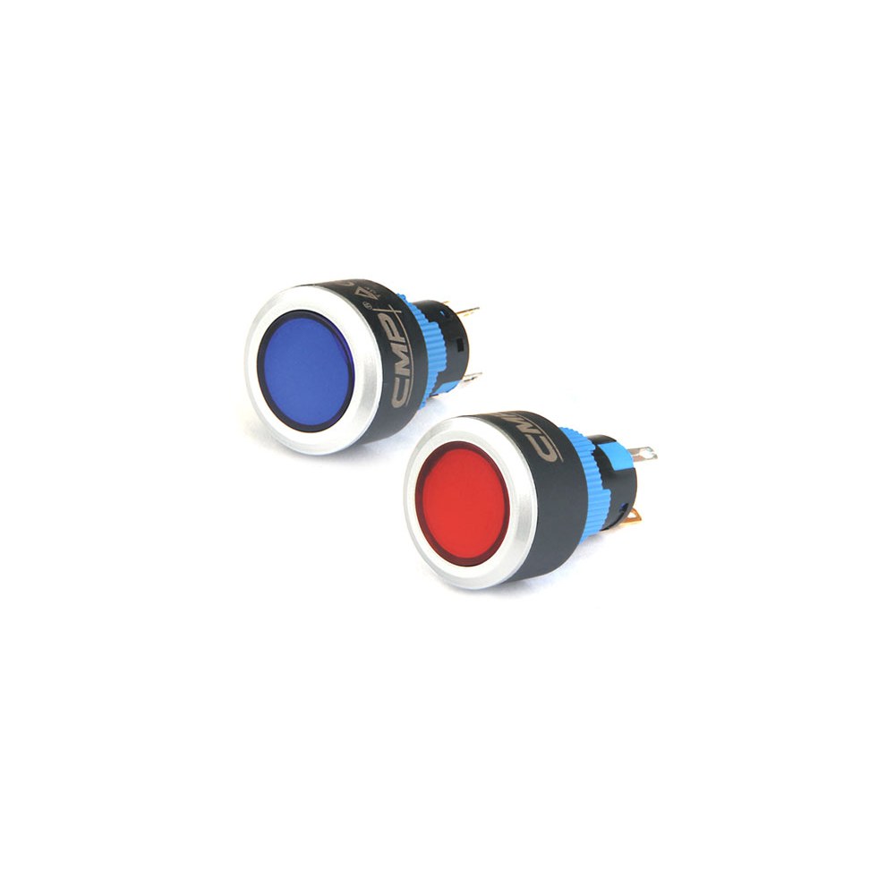 22mm 플라스틱 푸시 버튼 스위치 MU22PF11 적색 PUSH (HQ00538)