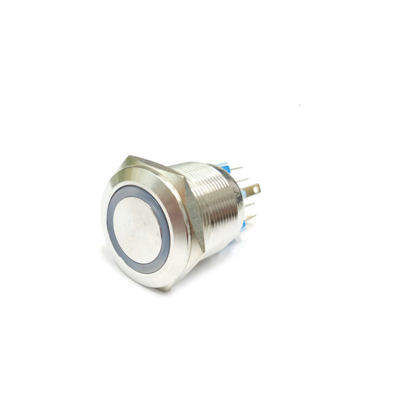 22mm LED 푸시 버튼 스위치 MP022S/F11-24V/E 적색 PUSH 복귀 (HQ00544)