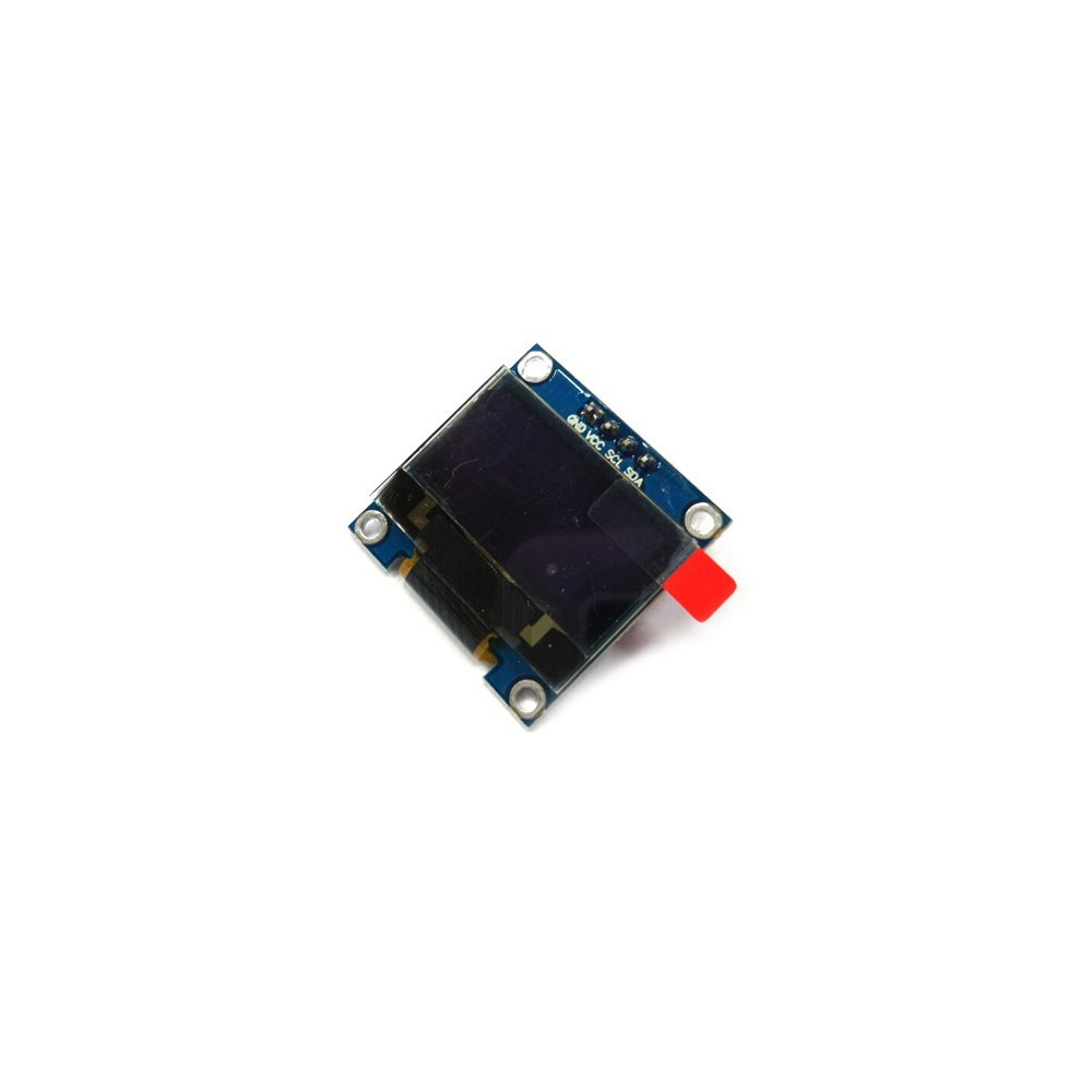 0.96인치 IIC/I2C 128x64 OLED 4핀 청색 (HQ00674)
