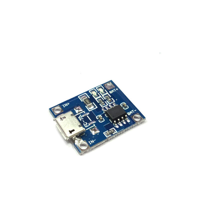 TP4056 1A 리튬 배터리 충전 모듈-Micro USB (HQ00687)