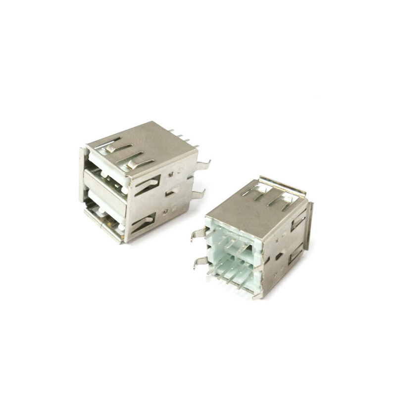 2단 USB 커넥터 A/F 8P USB-202-S/T (HQ00689)