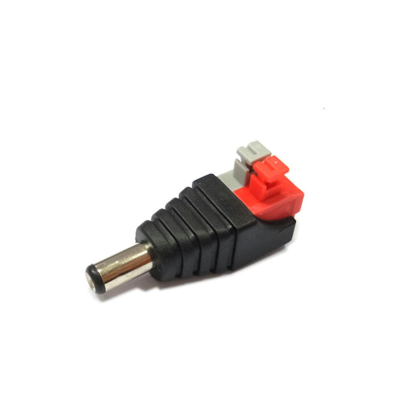DC 전원 플러그 커넥터 male 타입 2.1mm 락 잠금 배럴 잭 (HQ00742)