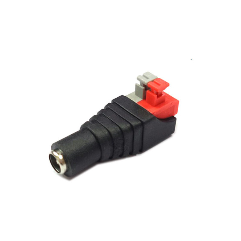 DC 전원 잭 커넥터 Female 타입 2.1mm 락 잠금 배럴 잭 (HQ00743)