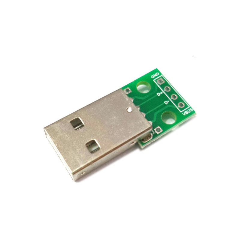 USB PCB 기판 모듈 USB A 형 수-MALE USB-04 (HQ00848)
