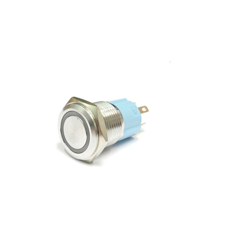 16mm LED 푸시 버튼 스위치 MP016S/F11-5V/E 적색 PUSH 복귀 (HQ00919)