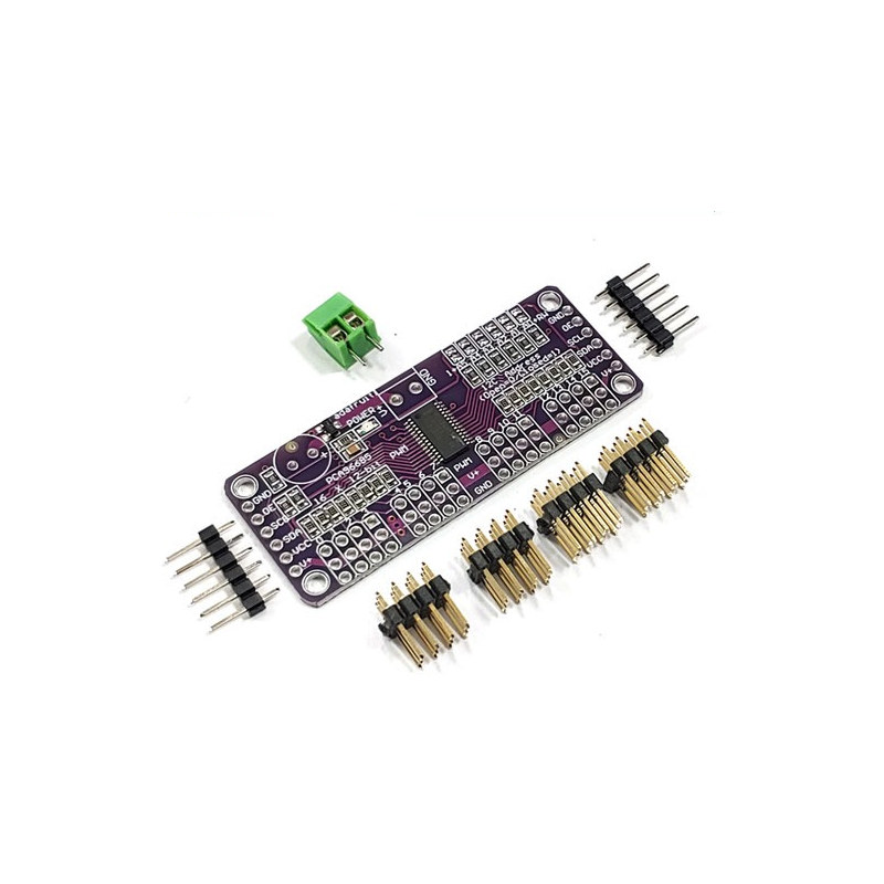 PCA9685 16채널 PWM 서보 모터 드라이버 I2C (HQ00996)