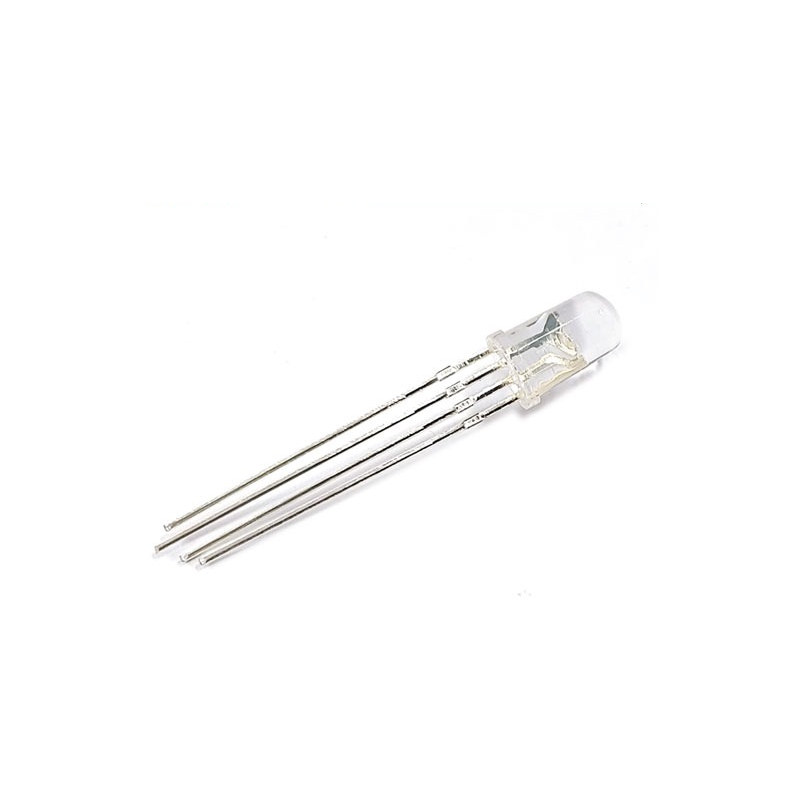 RGB LED 5mm 4핀 공통 GND - 5개 묶음 (HQ00997)