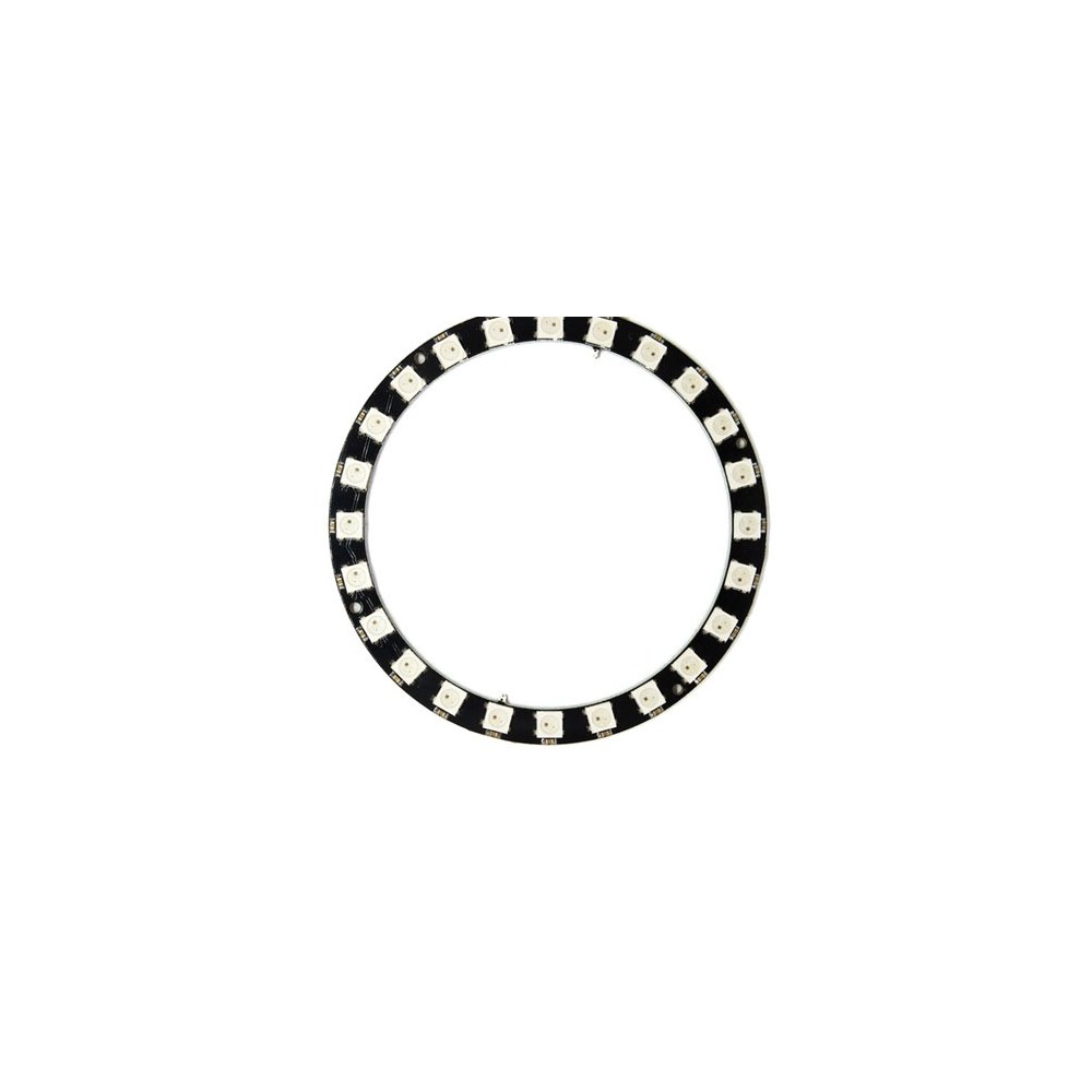 5V WS2812B 네오픽셀 24채널 5050RGB LED 모듈 (HQ01037)
