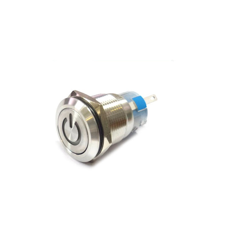 19mm 메탈 전원 LED 스위치 FT19QB-F11V/220V PUSH (HQ01043)