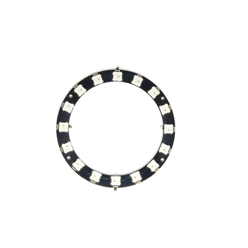 5V WS2812B 네오픽셀 16채널 5050RGB LED 모듈 (HQ01050)