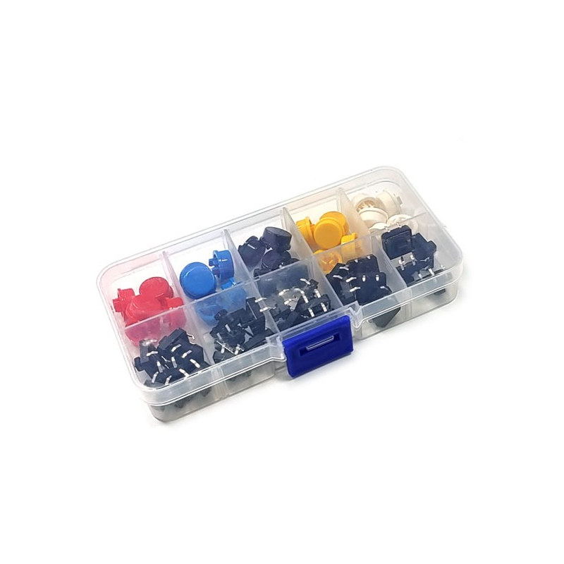 택트 스위치 키트 25PCS 12x12x7.3mm (HQ01135)