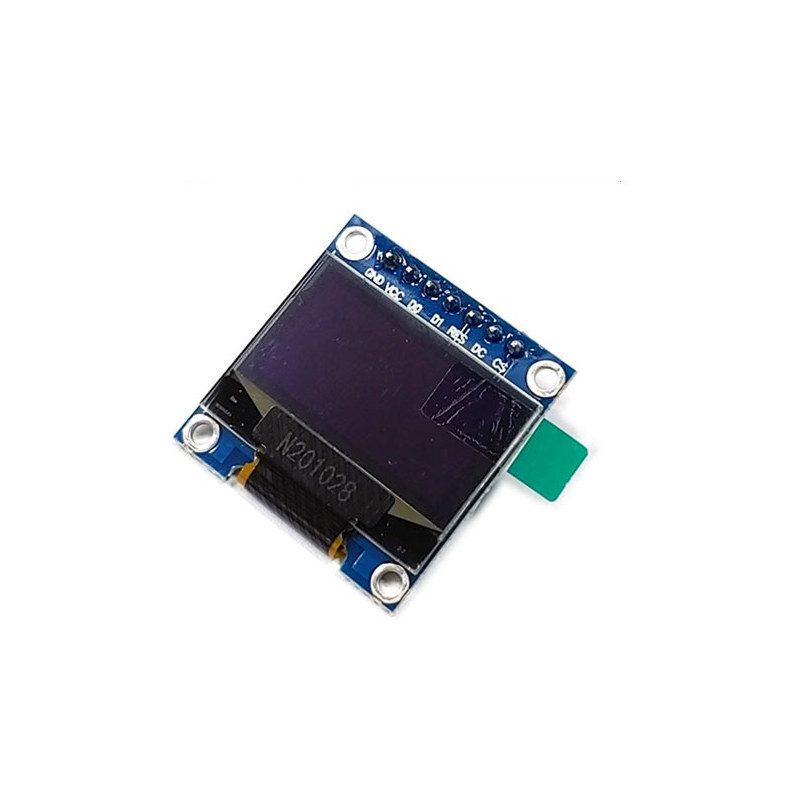 0.96인치 128x64 I2C SPI OLED 7핀 화이트 (HQ01149)