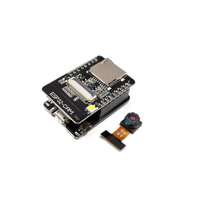 ESP32CAM Wi-Fi+BLE 카메라 모듈 + 어댑터 모듈 (HQ01184)