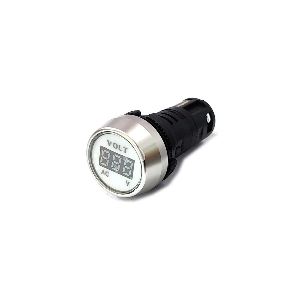 22mm 볼트 미터 AC50~500V 흰색 VI-HVW (HQ01211)