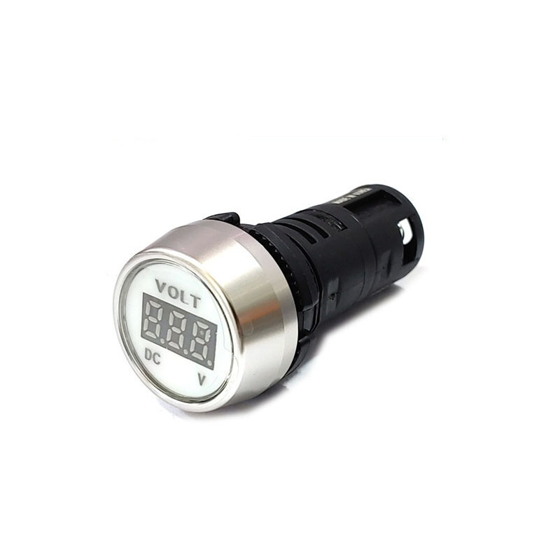 22mm 볼트 미터 DC5~30V 흰색 KG-VI-HDW (HQ01214)